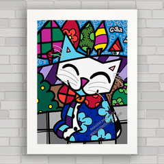 QUADRO DECORATIVO GATOS 4