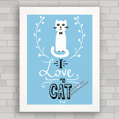 QUADRO DECORATIVO GATOS 56