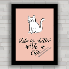 QUADRO DECORATIVO GATOS 57 - comprar online