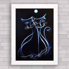 QUADRO DECORATIVO GATOS 88 - comprar online