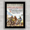 QUADRO DECORATIVO GERMAN MOTO GP 1969