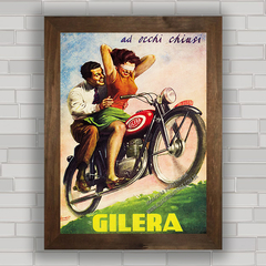 QUADRO DECORATIVO MOTO GILERA 2