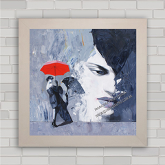 QUADRO DECORATIVO GUARDA CHUVA VERMELHO - comprar online