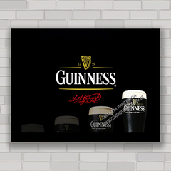 QUADRO DECORATIVO CERVEJA GUINNESS