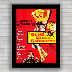 QUADRO FILME GUNS , GIRLS & GÂNGSTERS 1959 - comprar online