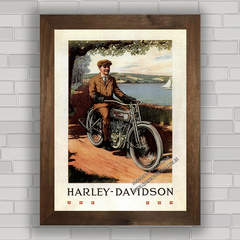 QUADRO DECORATIVO MOTO HARLEY DAVIDSON 1913 na internet