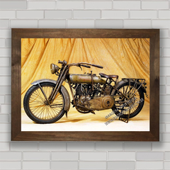 QUADRO DECORATIVO MOTO HARLEY DAVIDSON 1917