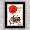 QUADRO DECORATIVO MOTO HARLEY DAVIDSON 1919