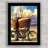 QUADRO DECORATIVO MOTO HARLEY DAVIDSON ART 2