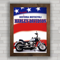 QUADRO DECORATIVO MOTO HARLEY DAVIDSON na internet