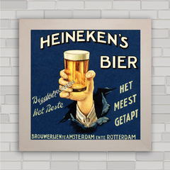 QUADRO VINTAGE CERVEJA HEINEKEN 7 na internet