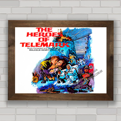 QUADRO DECORATIVO FILME HEROES OF TELEMARK 1965 na internet