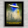 QUADRO DECORATIVO HINDENBURG LZ 129 1937