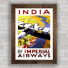 QUADRO RETRÔ IMPERIAL AIRWAYS ÍNDIA 1931 na internet