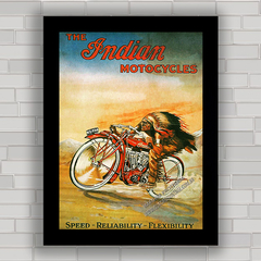 QUADRO DECORATIVO MOTO INDIAN 1929 - comprar online