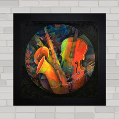 QUADRO DECORATIVO INSTRUMENTOS MUSICAIS 5