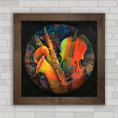 QUADRO DECORATIVO INSTRUMENTOS MUSICAIS 5 na internet