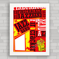 QUADRO DECORATIVO JAZZ PÔSTER - comprar online