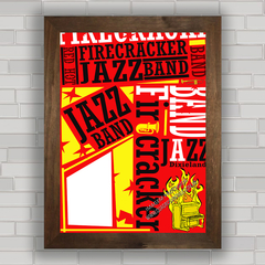 QUADRO DECORATIVO JAZZ PÔSTER na internet