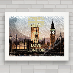 QUADRO KEEP CALM LOVE LONDON - comprar online
