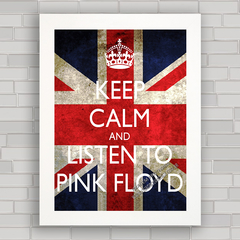 QUADRO DECORATIVO KEEP CALM PINK FLOYD - comprar online