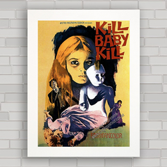 QUADRO DE CINEMA FILME KILL BABY KILL 1966 na internet