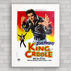 QUADRO DE CINEMA FILME KING CRIOLE 2 - ELVIS PRESLEY - comprar online