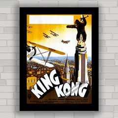 QUADRO DECORATIVO DE CINEMA FILME KING KONG 2