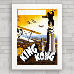 QUADRO DECORATIVO DE CINEMA FILME KING KONG 2 - comprar online