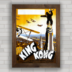 QUADRO DECORATIVO DE CINEMA FILME KING KONG 2 na internet