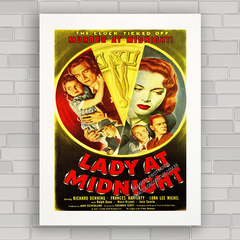 QUADRO DE CINEMA FILME LADY AT MIDNIGHT 1948 na internet