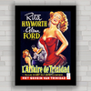 QUADRO DE CINEMA FILME L'AFFAIRE DE TRINIDAD 1952