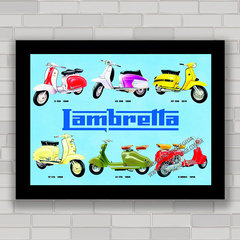 QUADRO DECORATIVO LAMBRETTA VARIOUS