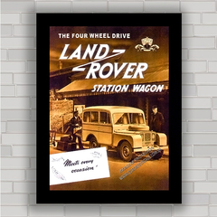 QUADRO DECORATIVO CARRO LAND ROVER OFF ROAD 1 - comprar online