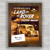 QUADRO DECORATIVO CARRO LAND ROVER OFF ROAD 1