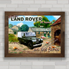 QUADRO DECORATIVO CARRO LAND ROVER OFF ROAD 5