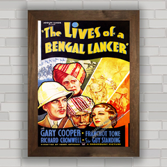 QUADRO FILME LIVES OF A BENGAL LANCER 1935 na internet