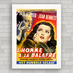 QUADRO FILME L'HOMME A LA BALAFRE 1948 na internet