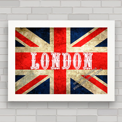 QUADRO DECORATIVO LONDON FLAG - comprar online