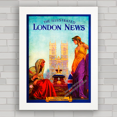 QUADRO VINTAGE LONDON NEWS 1937 - comprar online
