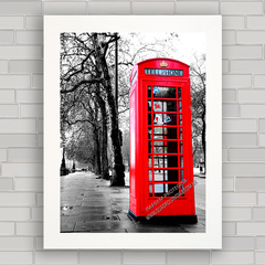 QUADRO LONDON TELEPHONE BOX RED - comprar online