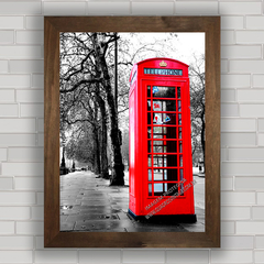 QUADRO LONDON TELEPHONE BOX RED na internet