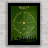 QUADRO DECORATIVO FILME LORD OF THE RINGS 19