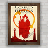 QUADRO DECORATIVO FILME LORD OF THE RINGS 26