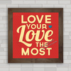 QUADRO DECORATIVO LOVE 12