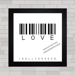 QUADRO DECORATIVO LOVE 4