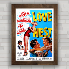 QUADRO FILME LOVE NEST 1951 - MARILYN MONROE na internet