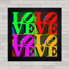 QUADRO DECORATIVO LOVE POP ART