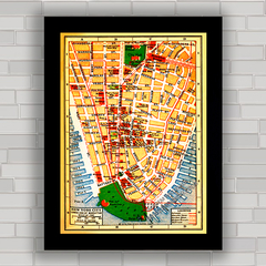 QUADRO VINTAGE LOWER MANHATTAN RIDER 1916 - comprar online