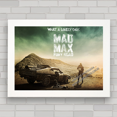 QUADRO DE CINEMA FILME MAD MAX 12 - comprar online